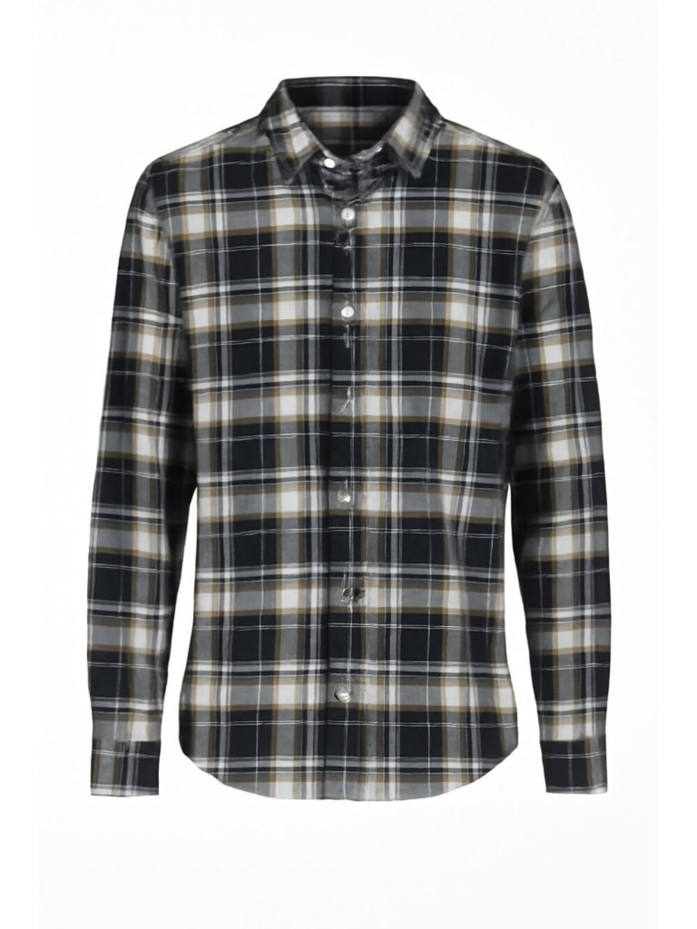 Line Of Trade Plaid Button-Up (SKU#1163)